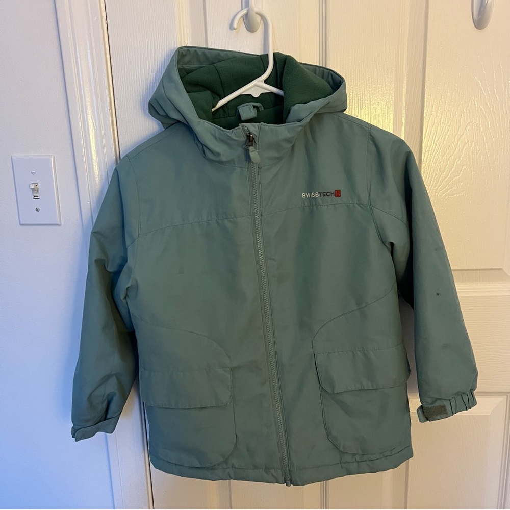 Swiss Tech Kids Teal Jacket